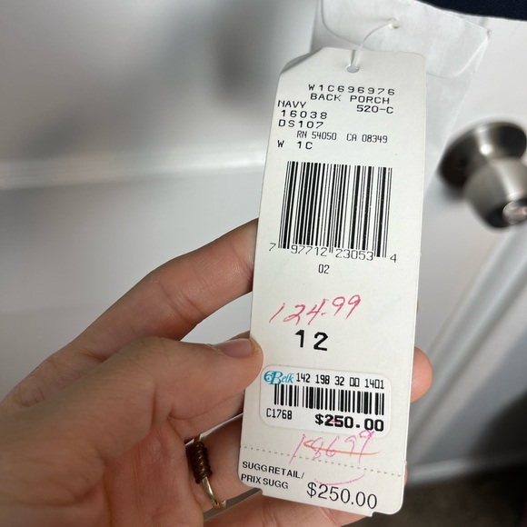 NWT Lauren Ralph Lauren Blazer Jacket Navy Blue - Picture 5 of 14